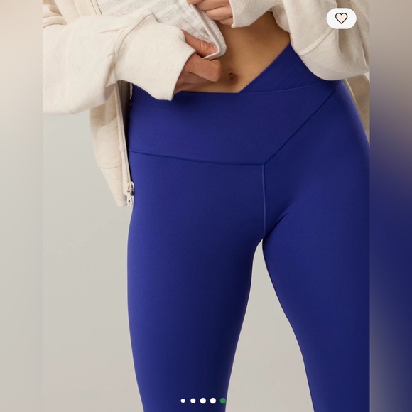 Offline Pants - OFFLINE By Aerie Real Me High Waisted Crossover Leggings L cobalt blue